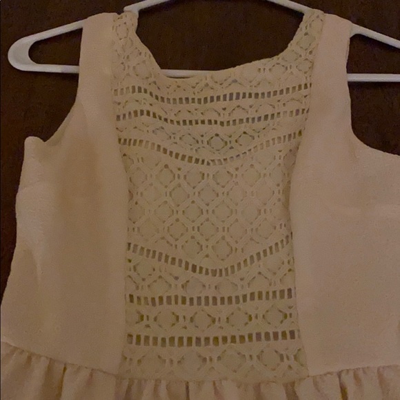 Cream white girls dress size XS - Picture 2 of 3